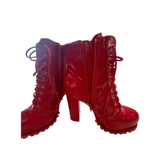 Women’s Montclair A1 Bootie Red Size 9 - Picture 3 of 6